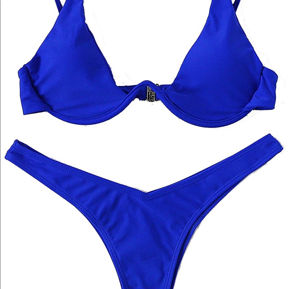 Royal blue swim suit